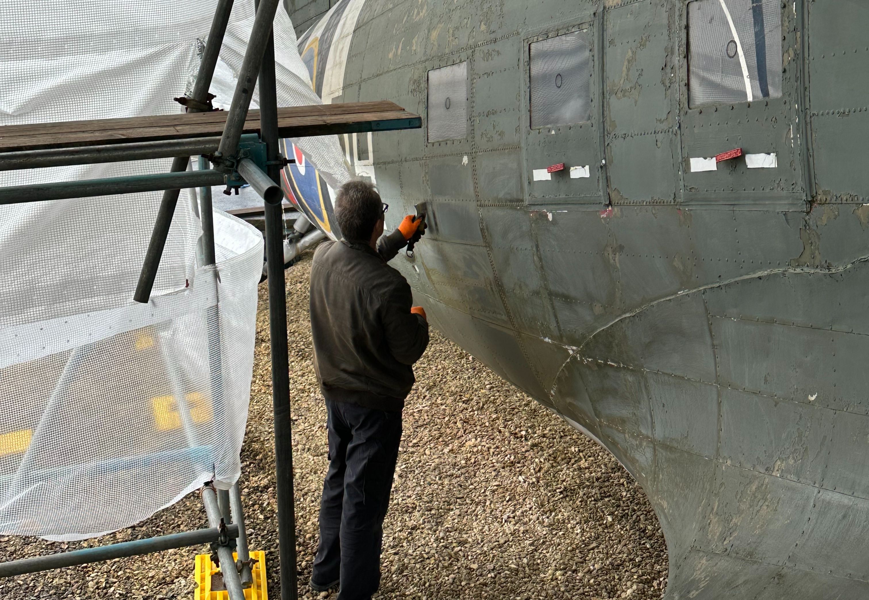 The prep work is underway